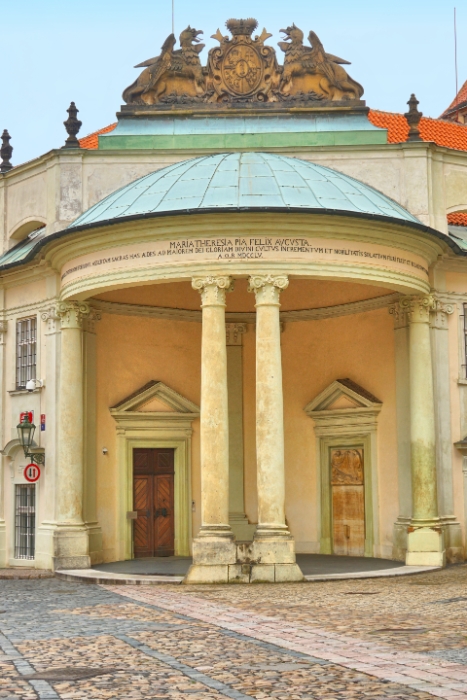 Czech Republic - Prague Castle - Rozenberg (Rozumbersky) Palace, former Institute for Noblewomen