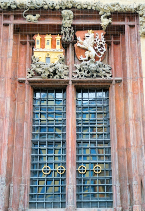 Czech Republic - Prague - Interesting window in the Old Town