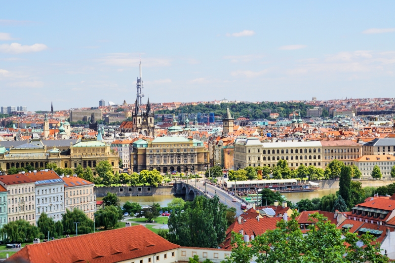 Czech Republic - View of Prague from the Castle