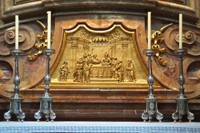 Inside the church of the Melk Abbey, Austria