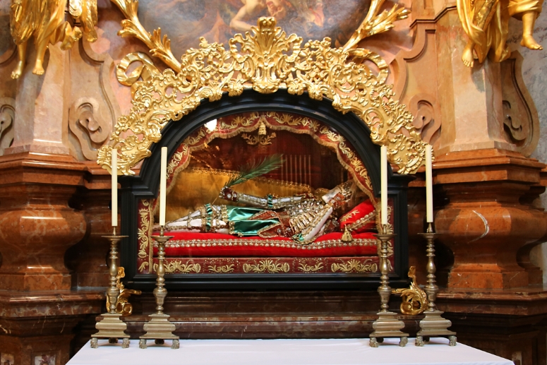 Inside the church of the Melk Abbey, Austria