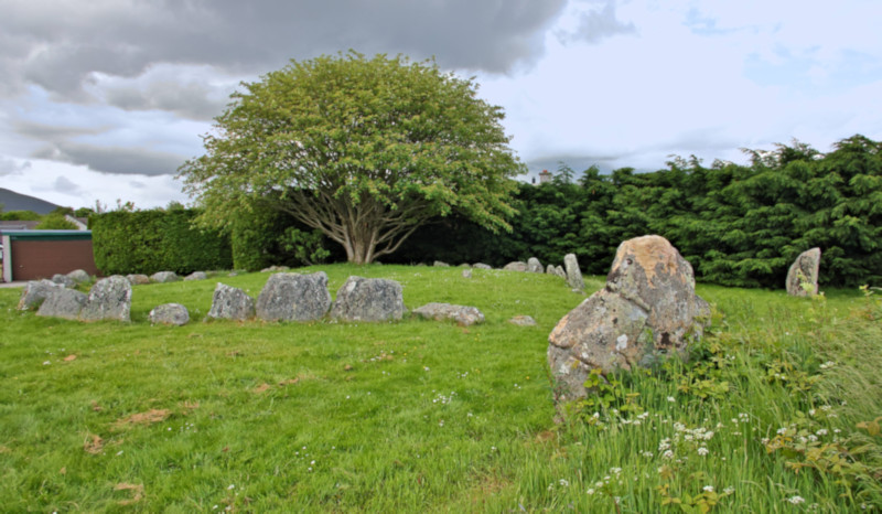 Stone Circle in Aviemore town block