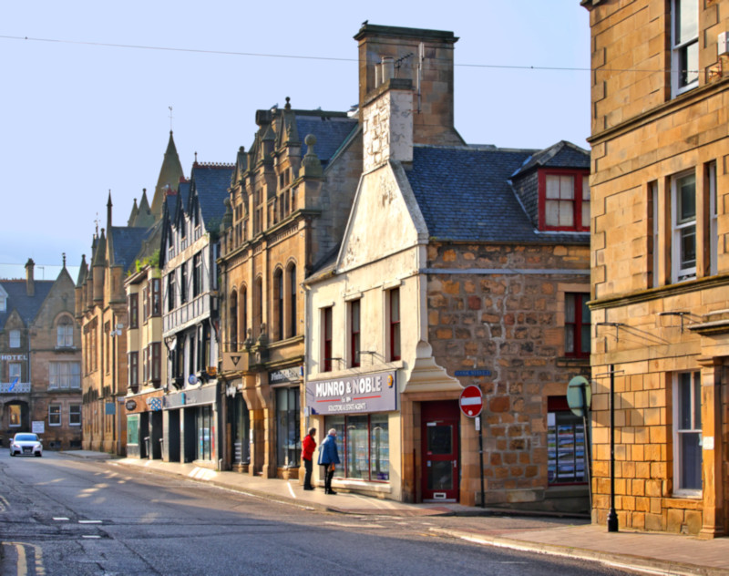 Main Street, Tain, Scotland