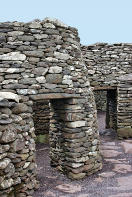 Beehive Huts, Fahan Group, Dingle Peninsula, Ireland