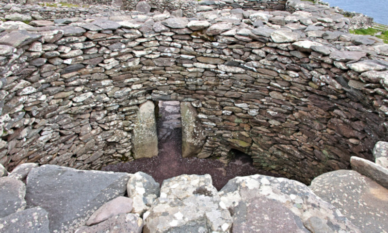 Beehive Huts, Fahan Group, Dingle Peninsula, Ireland