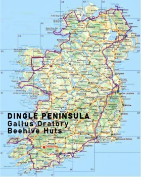 Dingle Peninsula map