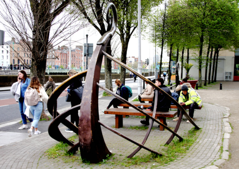 Viking Longboat sculpture