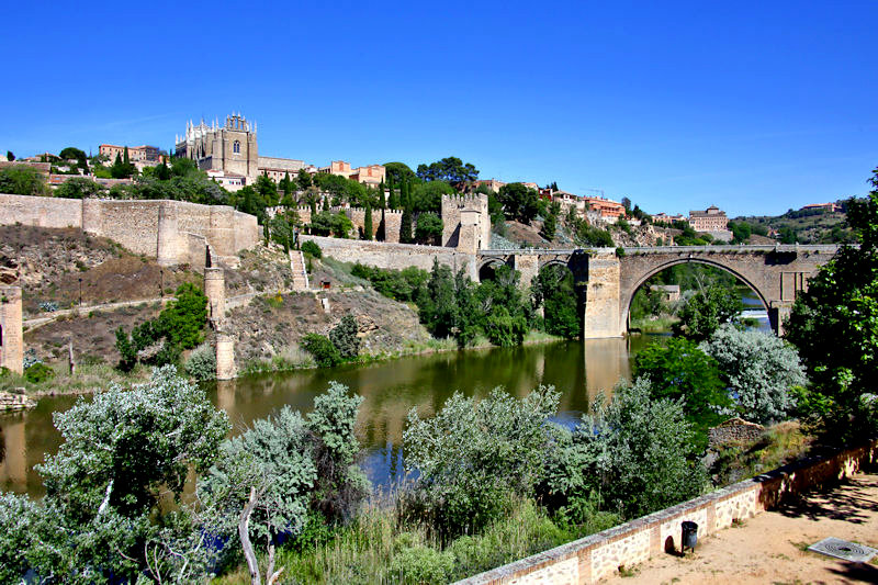 Spain_Toledo_Tagus River and St Martins Bridge