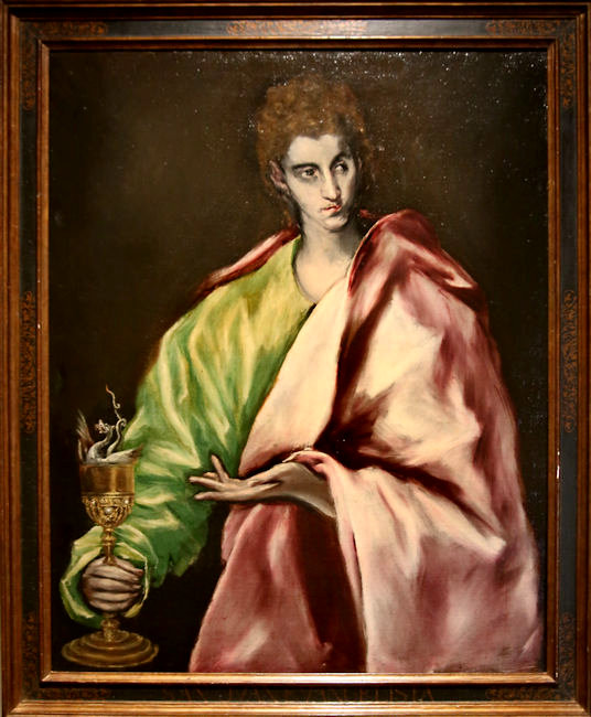 St John, by El Greco