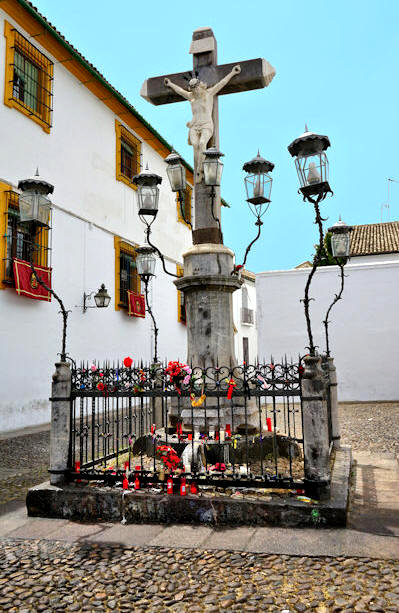 Christ of the Lanterns in the Square of the Capuchins, Cordoba, Spain