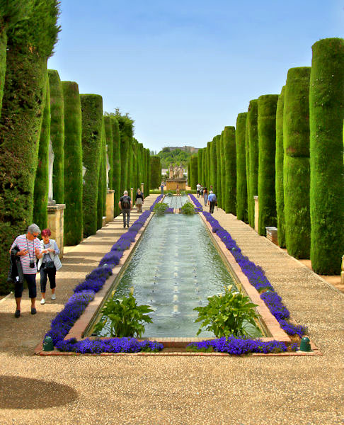 Alcazar gardens, Cordoba, Spain