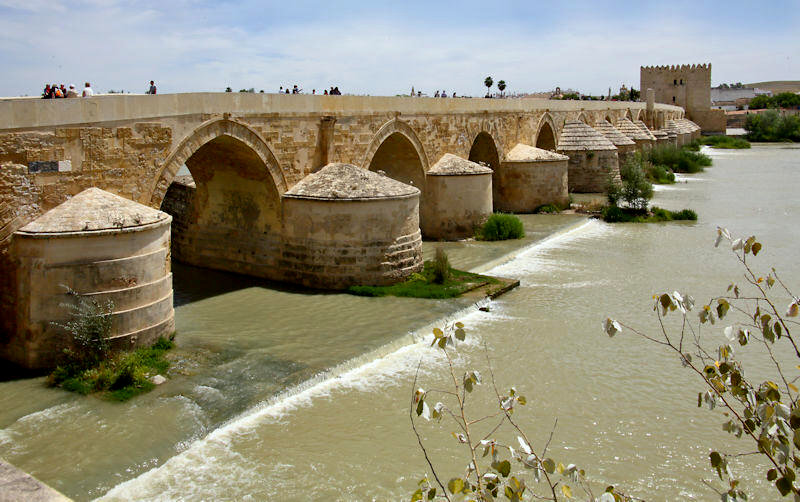 oman Bridge on the Guadalquivir river, downstream side