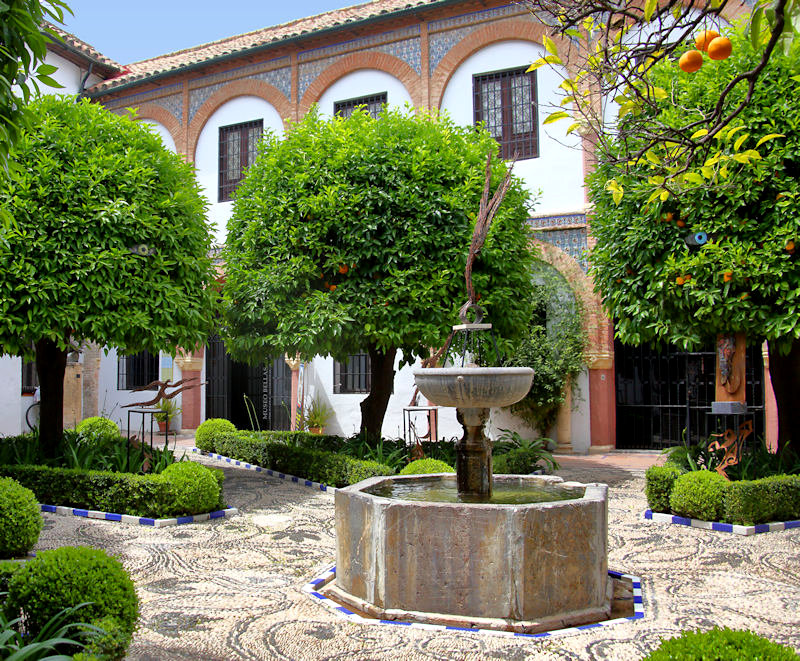 Museum of Julio Romero de Torres Garden, Cordoba, Spain