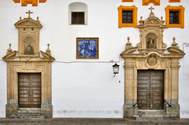 Capuchin Monastery wall, Cordoba, Spain