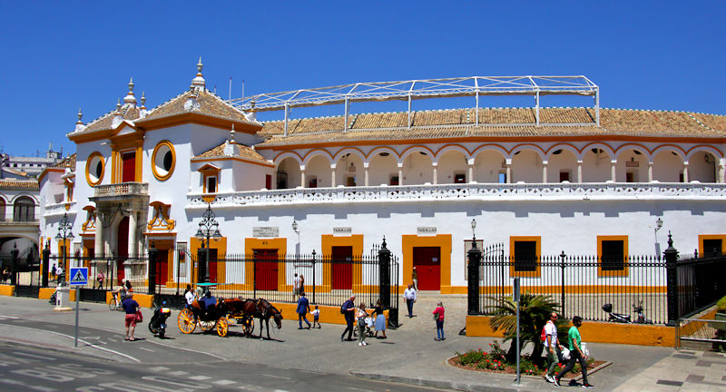 Bull-fight stadium - Plaza de toros de la Real Maestranza de Caballera de Sevilla