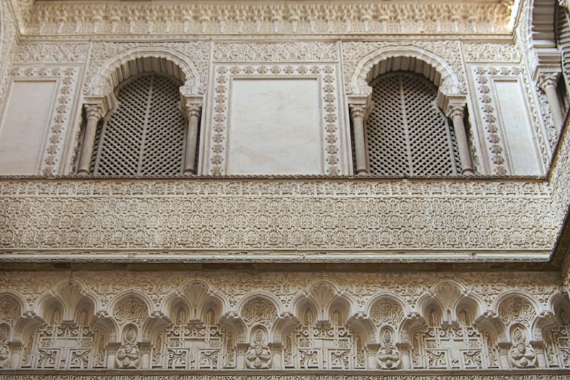 Courtyard of the Dolls, Alcazar, Seville, Spain 