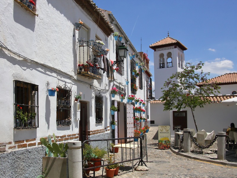 San Nicholas area, Albayzin District, Granada, Spain