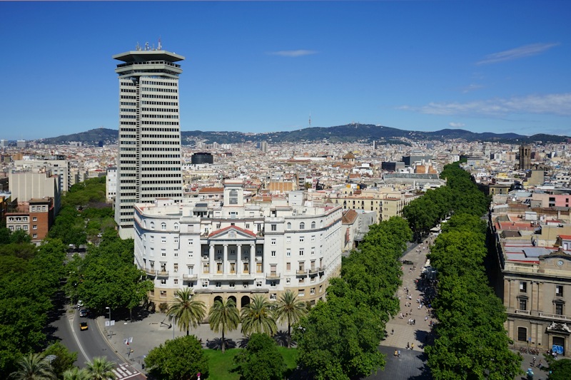 Barcelona cityscape, Spain