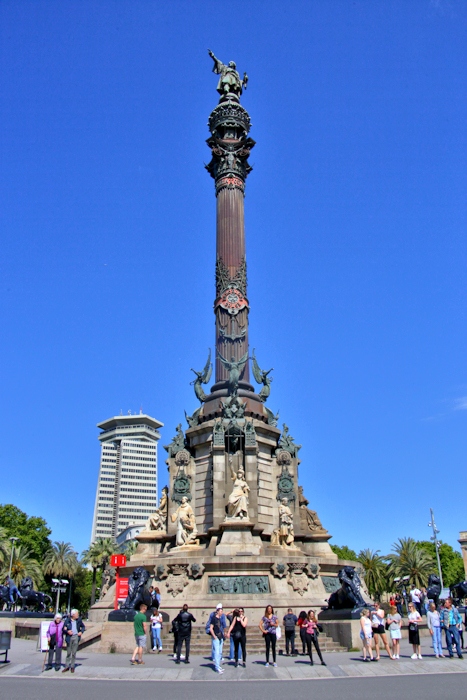 1888 Christopher Columbus Column, Barcelona, Spain